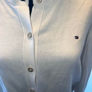 White Tommy Hilfiger Cardigan